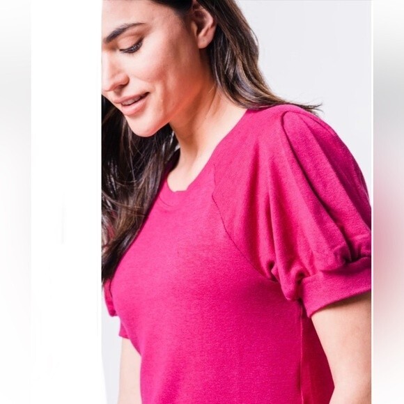 Southcott Threads The Stargazer Top - Raspberry in Women’s Size Small - Picture 2 of 15